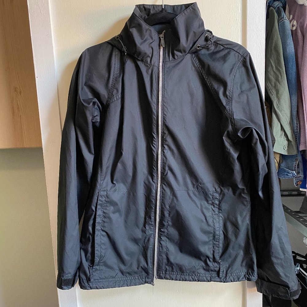 Women's Columbia Rain Jacket, Black